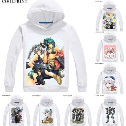 COOLPRINT Invisible Victory Full Metal Panic! IV Hoodies Hooded Hoodie Furumetarupanikku Sousuke Sagara sagarasousuke Sweatshirt