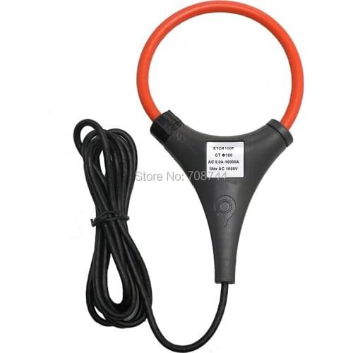 ETCR100F 315mm Coil Length High Precision Inrush Transient Current Meter With Flexible Coil AC Leakage Current Sensor