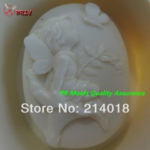 Soap Mold Dragonfly Fondant Cake Decoration Mold High-quality Handmade Soap Mold NO.:SO405 Modelling Silicon Beautiful Faery Boy