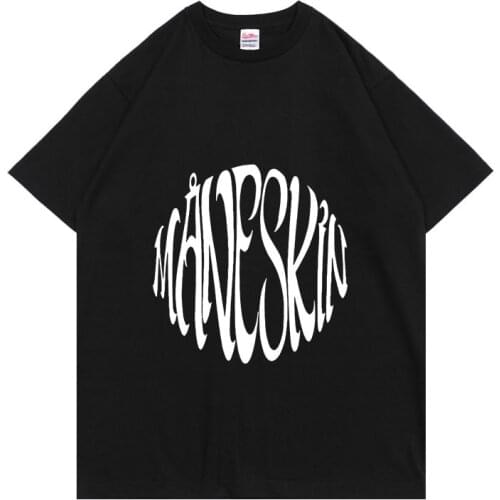 New Man Personality Hipster Tee Shirt Men Women Fashion Brand T Shirt Summer T-shirt Italian Band Maneskin Print Graphics Tshirt