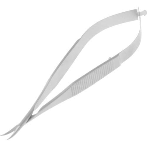 Curved Scissors for Men - Mustache, Nose Hair & Beard Trimming Scissors for Eyebrows Eyelashes and Ear Hair Multi-Purpose