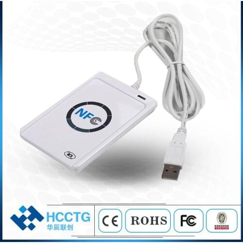 13.56mhz nfc card reader writer For all 4 types of NFC (ISO/IEC18092) Tags M1 Cards--ACR122U