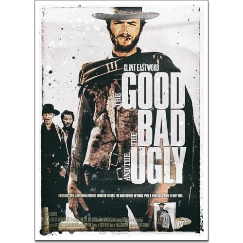 Canvas Print The Good The Bad The Ugly Poster Decorative Picture Modern Wall Art Paintings Home Decor No Frame