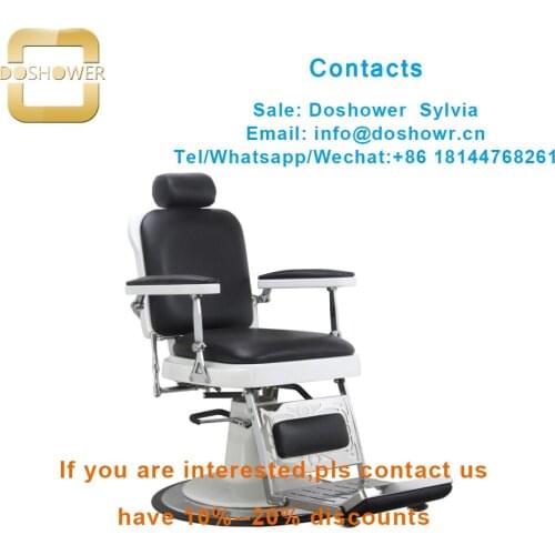 Doshower barber chair hydraulic with salon hair equipment barber chair for reclining barber chair