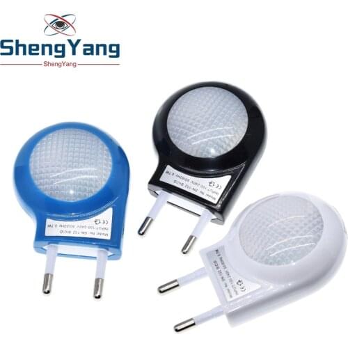 ShengYang Mini Led Snail Night Light Auto Night Lamp Built-in Light Sensor Control Light Wall Lamp For Baby Kids Bedroom EU Plug