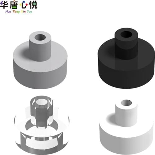MOC Accessories Series Compatible 20482 1x1 Top Hollow Column Circular Plate City Parts Building Blocks Education Toys Accessory