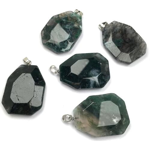 Natural Stone agates Pendant irregular shape Exquisite Pendants for Jewelry making DIY Necklaces Accessories Reiki Healing Gift