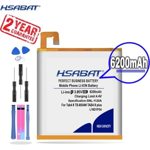 New Arrival [ HSABAT ] 6200mAh L16D1P34 Replacement Battery for Lenovo TAB4 8 TB-8504N TAB4 8 plus