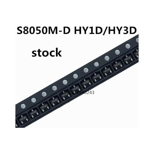 Original New 10PCS / S8050M-D HY1D/HY3D SOT23 SOT-23
