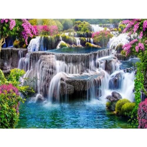 PDMDOG Full Square Round landscape Diamond drawing 5D DIY Diamond embroidery Mosaic painting Home decoration gifts 2021 New