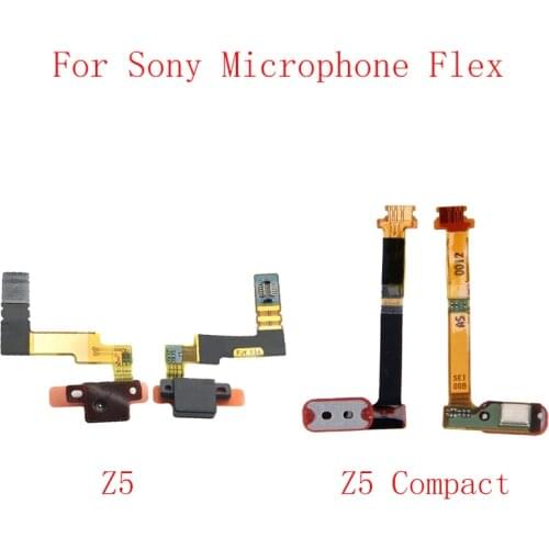 Microphone Module Board Flex Cable For Sony Xperia Z5 E6683 E6653 E6633 Z5 Compact Mini E5823 E5803 Replacement Parts