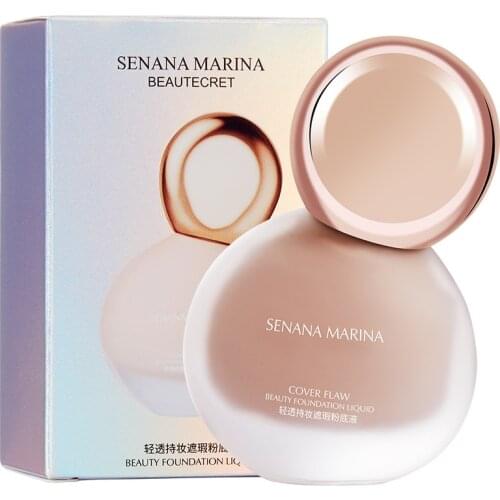 Bubble Liquid Foundation Concealer Cream Moisturizing Natural Makeup Bulb Liquid fondation makeup base Full Size Brighten