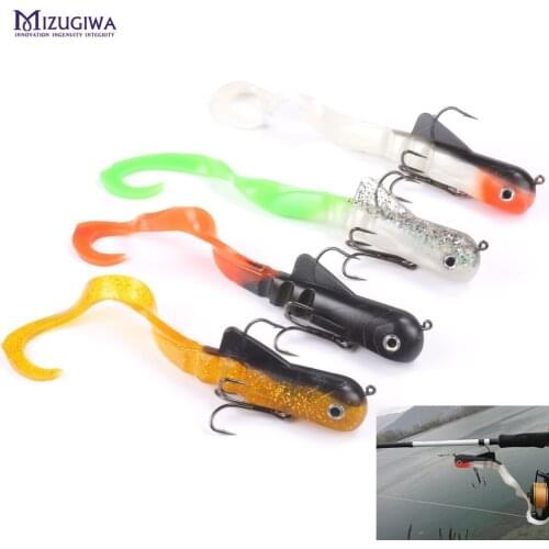MIZUGIWA Soft Lure Fishing Soft Bait Zabder Freshwater Shad Fishing Tackle Bulldog Pike Lures Coarse Leurre Souple Shad