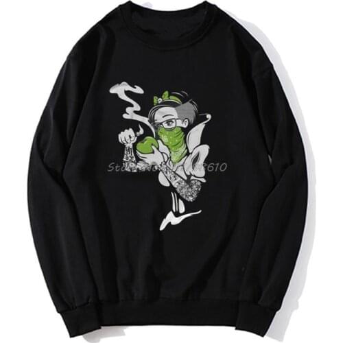 Lucky Bastards Weed Diva Hipster hoodie Dr. Feel Good Stoner Men Spring Autumn Sweater Streetwear Harajuku