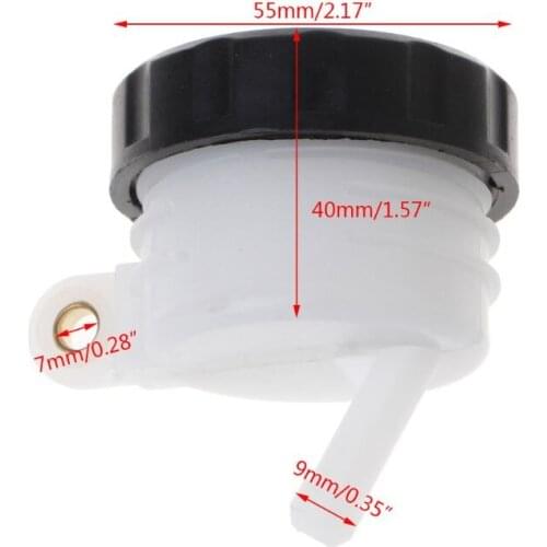 Universal Brake Reservoir Front Fluid Bottle Oil Cup Motorcycle Master Cylinder 40GF