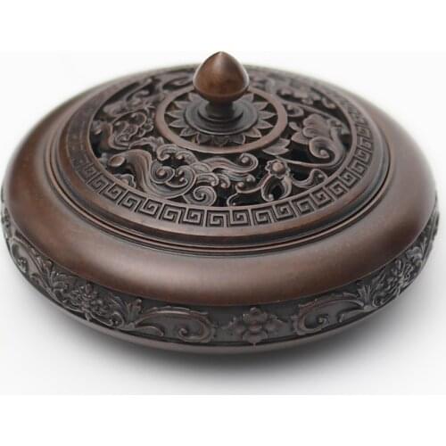 Top grade High quality Metal Alloy Brass Copper Coils incense Zinc Alloy Censer Thurible burner Incense burner incensory