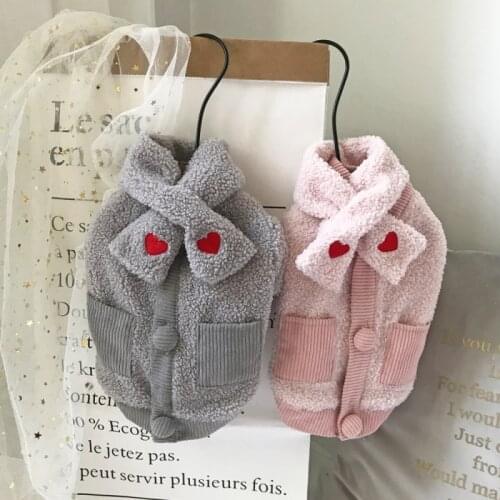 Winter Hond Kleding Sjaal Warm Pet Kleding Kat Yorkshire Poedel Hond Jas Jas Pommeren Schnauzer Pug Franse Bulldog Kostuum