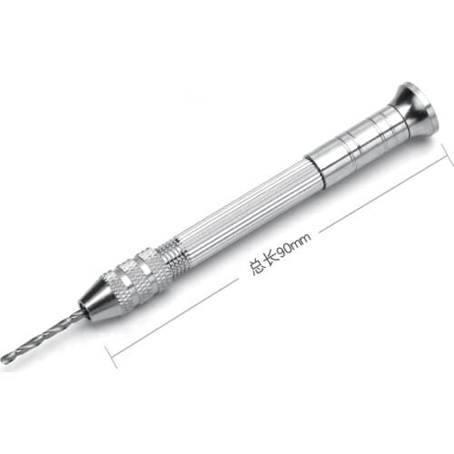 1Set Metal High Quality Hand Drill Equipments Resin Mold Tools Candle Puncher Handmade Jewelry Tool With 0.8mm-3.0mm Drill Screw