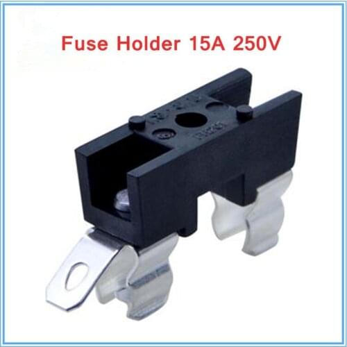 10pcs/lot 5*20mm Glass Fuse Holders , Insurance tube socket Fuse Holder 15A 250V AC