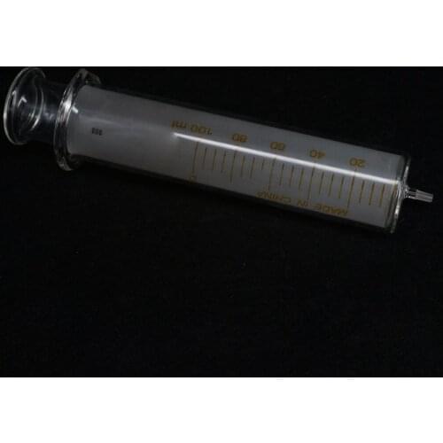 100ml Glass Syringe Injector Lab Sampler Standard Diameter Caliber Precision