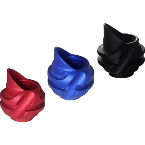 Aluminium Alloy 45 Degree Archery Bow Hooded Peep Sight Hunting Shooting Accessories for Compound Bow Black Blue Red