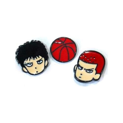 Slamdunk Fashion Anime Action Figures Cartoon Products Accessories Stud Earrings Girls Unisex Birthday Gifts