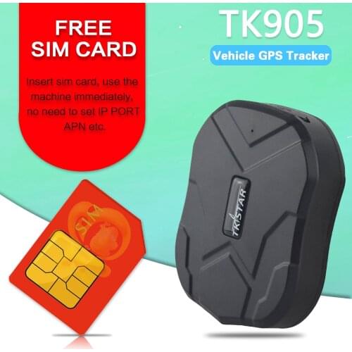 Vehicle GPS Tracke TK905 Waterproof Car GPS Tracker Magnet Standby 90Days Real Time LBS Position Lifetime Free Tracking
