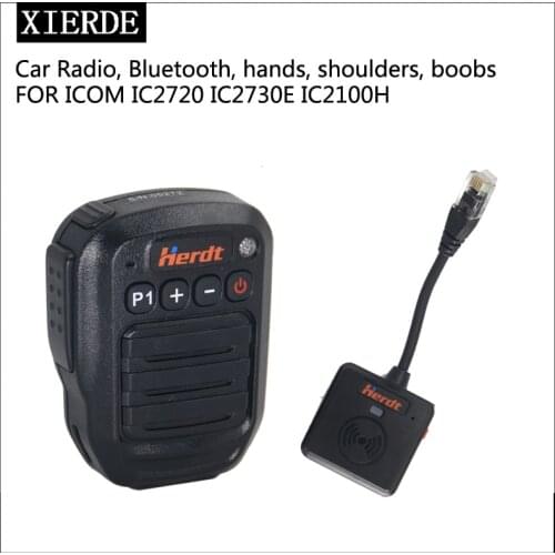 XIERDE Wireless Bluetooth Microphone Suitable for IC-2720 IC-2725E IC-2820 IC-208H Head Handheld Microphone Bluetooth speak