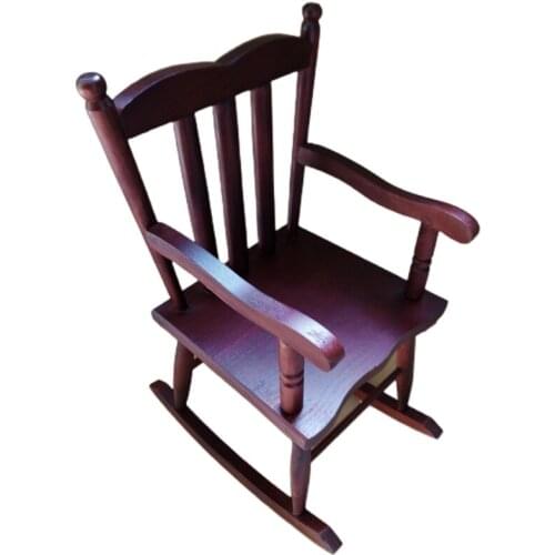Handmade Wooden Doll Rocking Chair 60cm Doll For 1/3 Doll