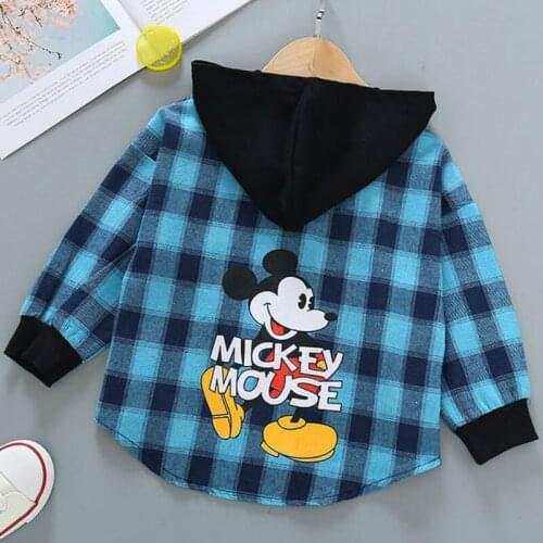 Childrens Spring and Autumn Shirts Boys and Girls Thin Long-sleeved Shirts 2020 New Childrens Cardigan Plaid Casual Shirts