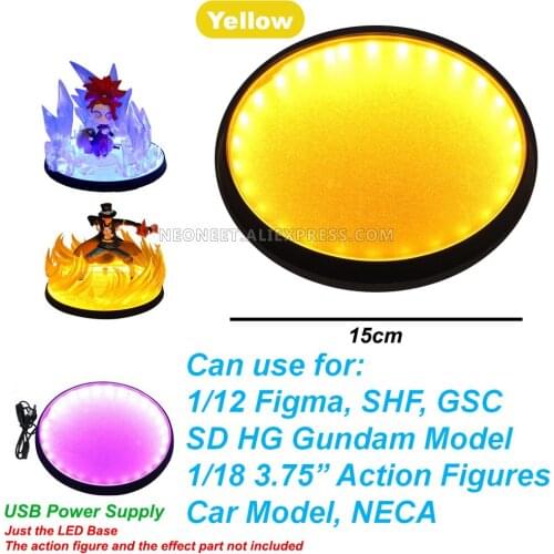 For Tamashii Effect Space Marines Goblin Slayer Action Figure Model Car Animal Model LED Light Display Stand Holder Base Scene