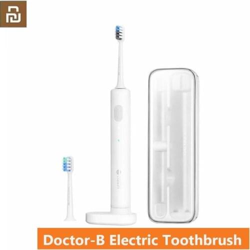 Youpin Doctor B Electric Toothbrush Sound Waves Smart Brush Ultrasonic Whitening Waterproof Wireless Charging Travel Box