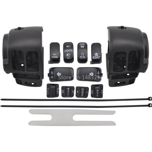 Motorcycle Switch Housings Switch Caps Handlebar Control fits For Harley Davidson Touring FLHTCU FLHTK FLTR FLTRI FLHRCI