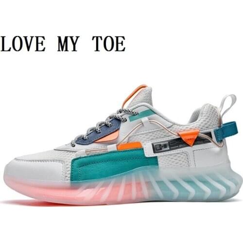 New 2021 Color Casual Breathable Air Mesh Shoes For Men Sneakers Zapatos De Hombre Sport Boys Flat Tenis Masculino Vulcanized