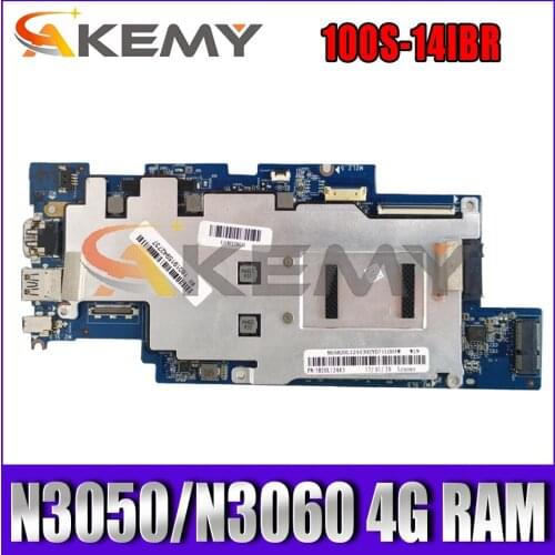 Akemy For Lenovo 100S-14IBR Laptop Motherboard CPU N3050/N3060 4G RAM 100% Test Work