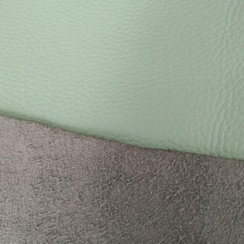 Genuine Mint Lichee Cowhide Leather Fabric for Handbag/shoes,1.0-1.2mmFree Shipping