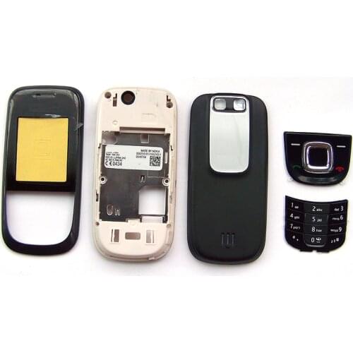 New Housing Cover Battery Door Case Case Keypad Keyboard for Nokia 2680 Black