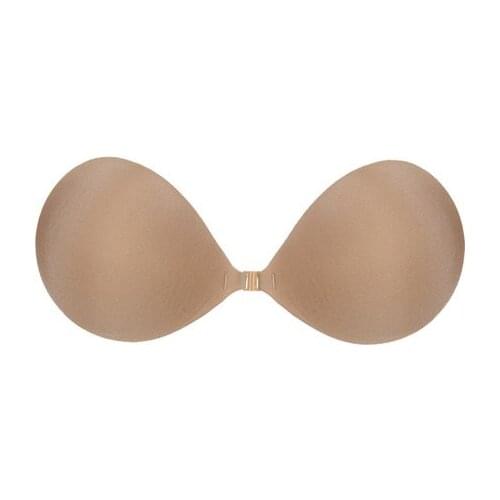 New Sexy Strapless Backless Bra Super Push Up Invisible Non Slip Plus Size Self Adhesive Bra Silicone Bh