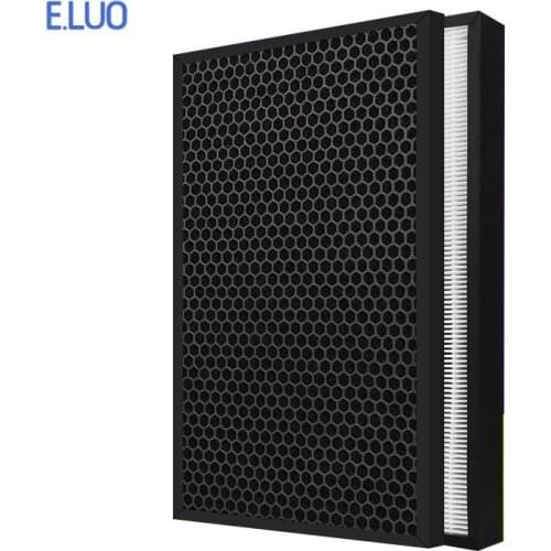 Air Purifier Filter For Panasonic F-VXG70C-R/N F-ZXGD/ZXGP70C HEPA 435*265*50mm and Activated Carbon Filter 435*263*10mm Set