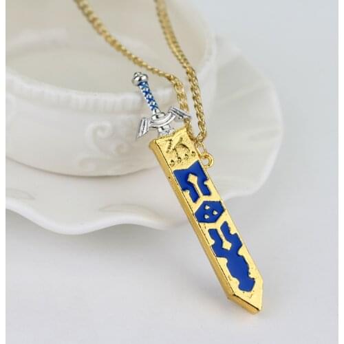 Freeshiping Skyward sword with scabbard necklace 20pcs/lot
