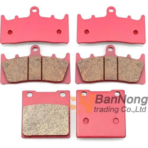 Motorcycle Front and Rear Brake Pads For SUZUKI TL1000 R 98-03 GSF1200 Bandit 01-05 GSX1300R Hayabusa 1999-2007