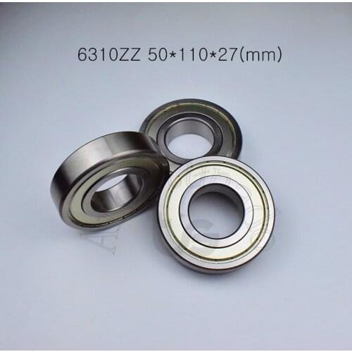 6310ZZ 50*110*27mm 1Piece bearings 6310 chrome steel deep groove bearing 6310