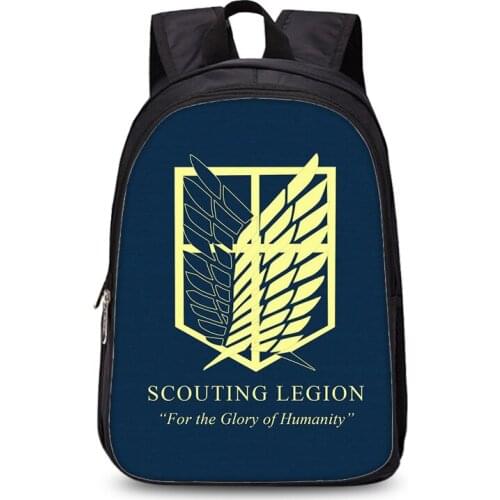 Attack on Titan Backpack Feminina Hombre Mochilas Laptop Backpack School Bags for Teenagers Anime Travel Bags Daily Backpack