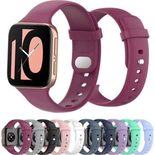 Silicone Sport Wrist Strap For Oppo Smart Watch 46mm 41mm Bracelet Replacement Wristband For OPPO 41 46mm Watch Band Accessories