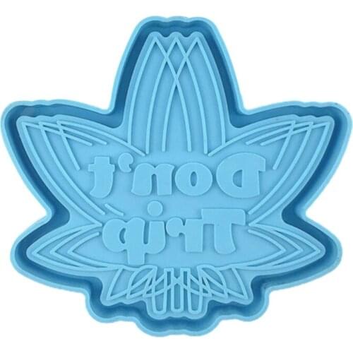 Maple Leaf Coaster Epoxy Resin Mold Keychain Silicone Mould DIY Crafts Storage Box Mold Home Decorations Casting Tool T21F