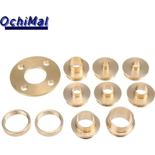 11Pcs/Kit 10-30mm Metric Pure Copper Bushing Guides Premium Template Router Guide Bush With Box Perfect for Woodworking Tools