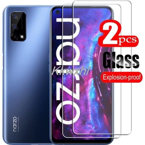 2PCS FOR Realme Narzo 30 Pro 5G High HD Tempered Glass Protective On OPPO Narzo30 30Pro RMX2117 Phone Screen Protector Film