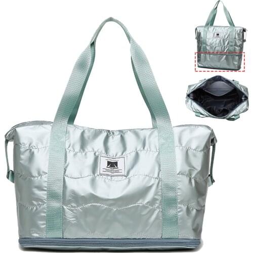 Wet Dry Gym Bag Yoga Travel Duffle Bag for Women Fitness Swimming Handbag Sports Training Blosa Waterproof Foldable Luggage