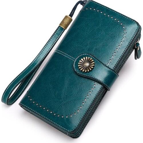 SENDEFN Hot Sale Women Clutch Leather Wallet Female Long Wallet Women Zipper Purse Strap Money Bag Purse For iPhone 7 5162-71