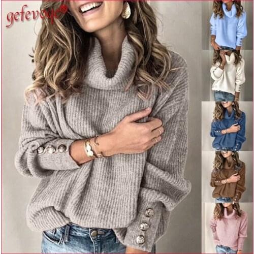 Autumn Winter Fashion Women Elegant Solid Casual Long Sleeve Plus Size Streetwear Sweatshirt High Collar Pullover Top Female
